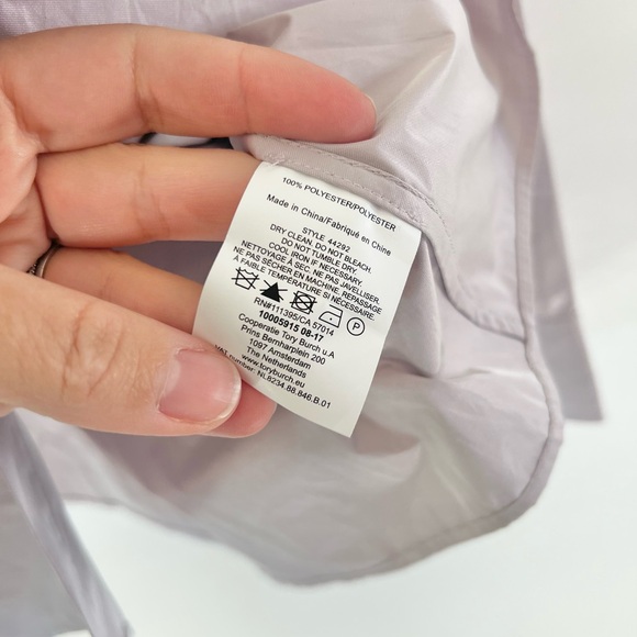 Tory Burch Daphne Bow Blouse In Sheer Lavender Light Purple Size 6 NWT‎ - Picture 10 of 10